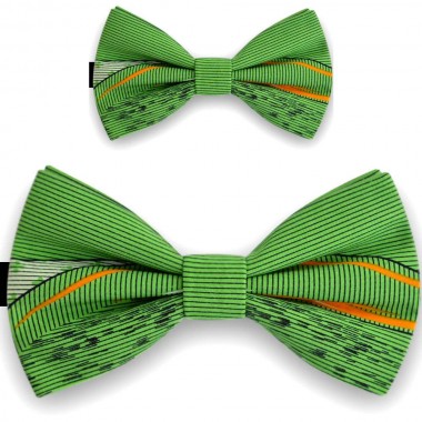 Papioane tata fiu, verde iarba, imprimeuri eclectice
